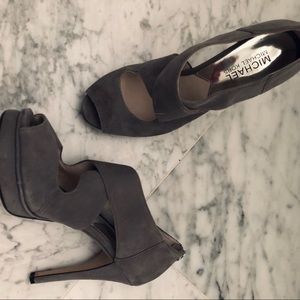 Michael Kors grey heels